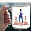 Life Is Better With Workout - Personalized Weightlifting Mug