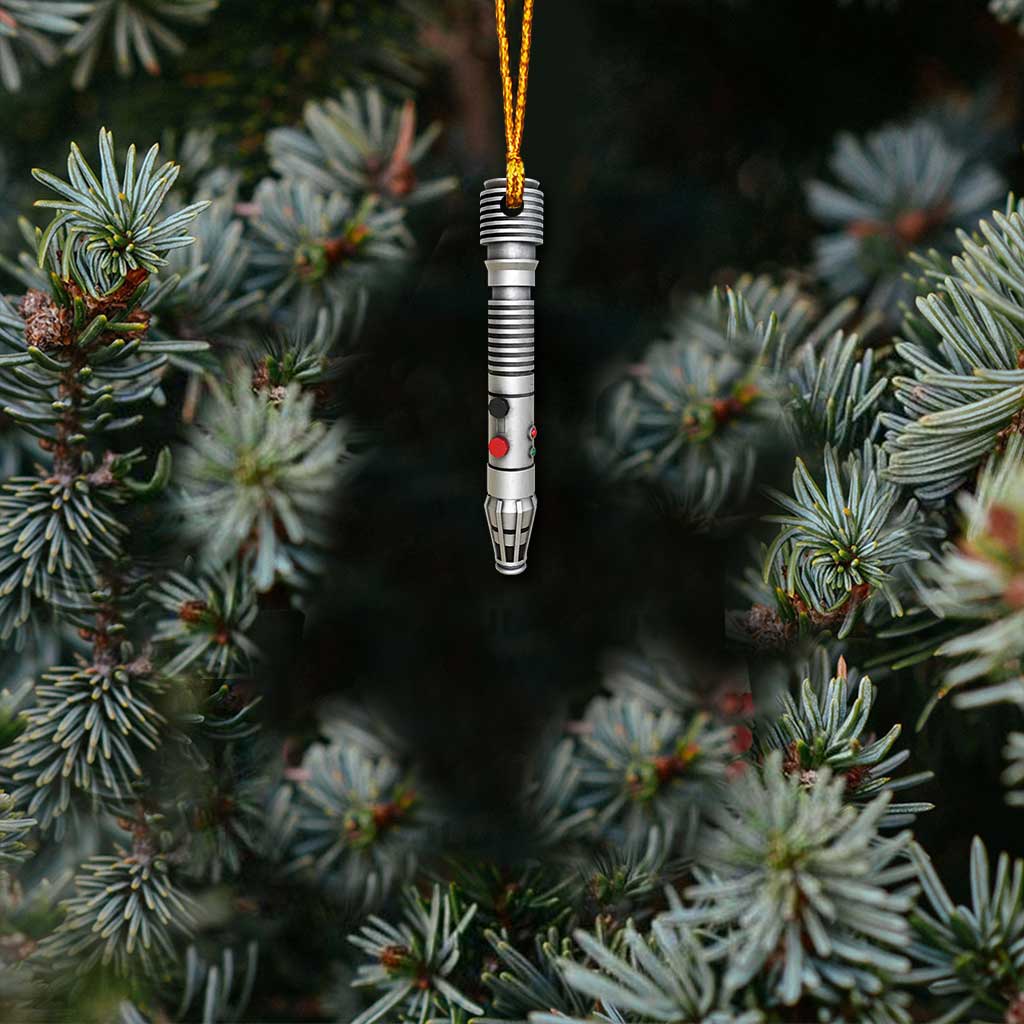 Jolly Hilt - Christmas The Force Ornament (Printed On Both Sides)