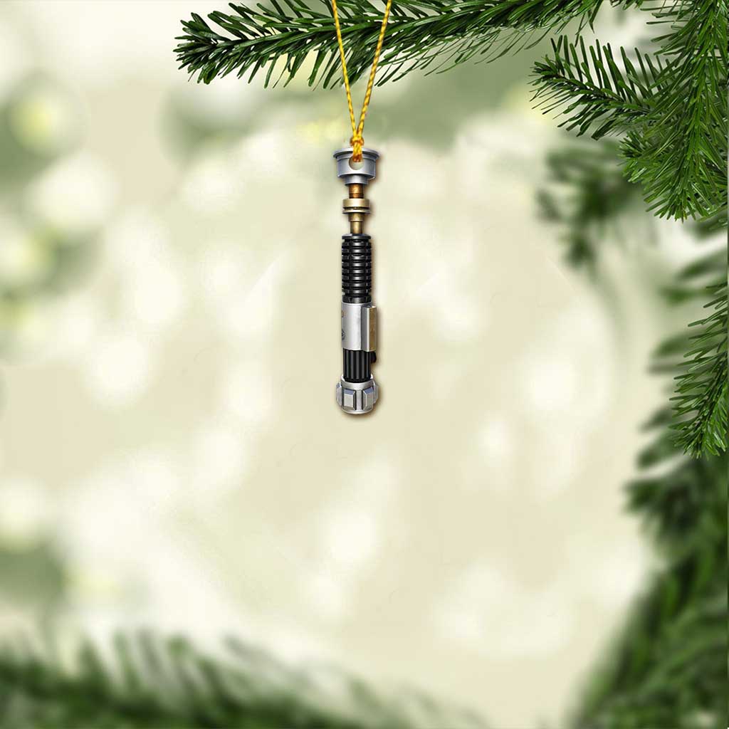 Jolly Hilt - Christmas The Force Ornament (Printed On Both Sides)