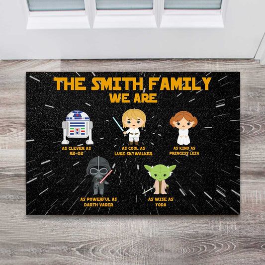 We Are The Force - Personalized Doormat