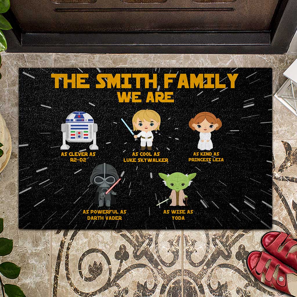 We Are The Force - Personalized Doormat