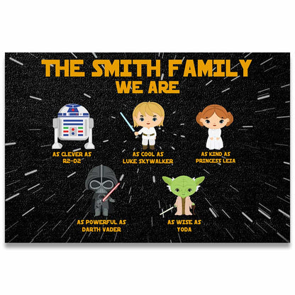 We Are The Force - Personalized Doormat