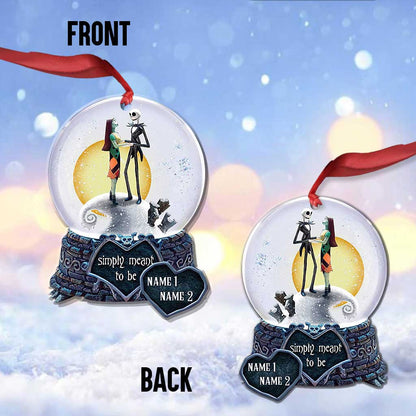 Simply Meant To Be - Personalized Christmas Nightmare Ornament (Printed On Both Sides)