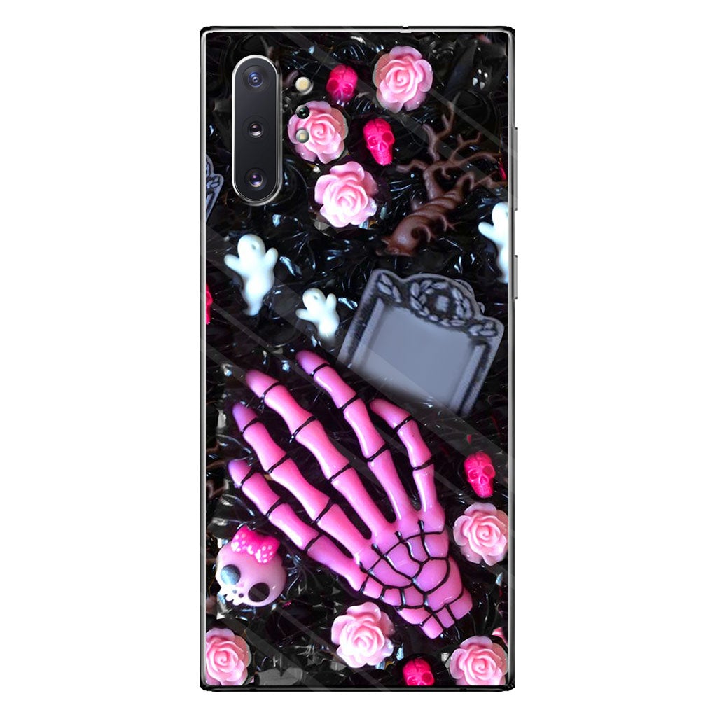 Love Skulls Handmade Decorated Personalized 3D Printed Phone Case