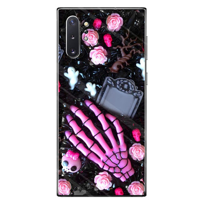 Love Skulls Handmade Decorated Personalized 3D Printed Phone Case