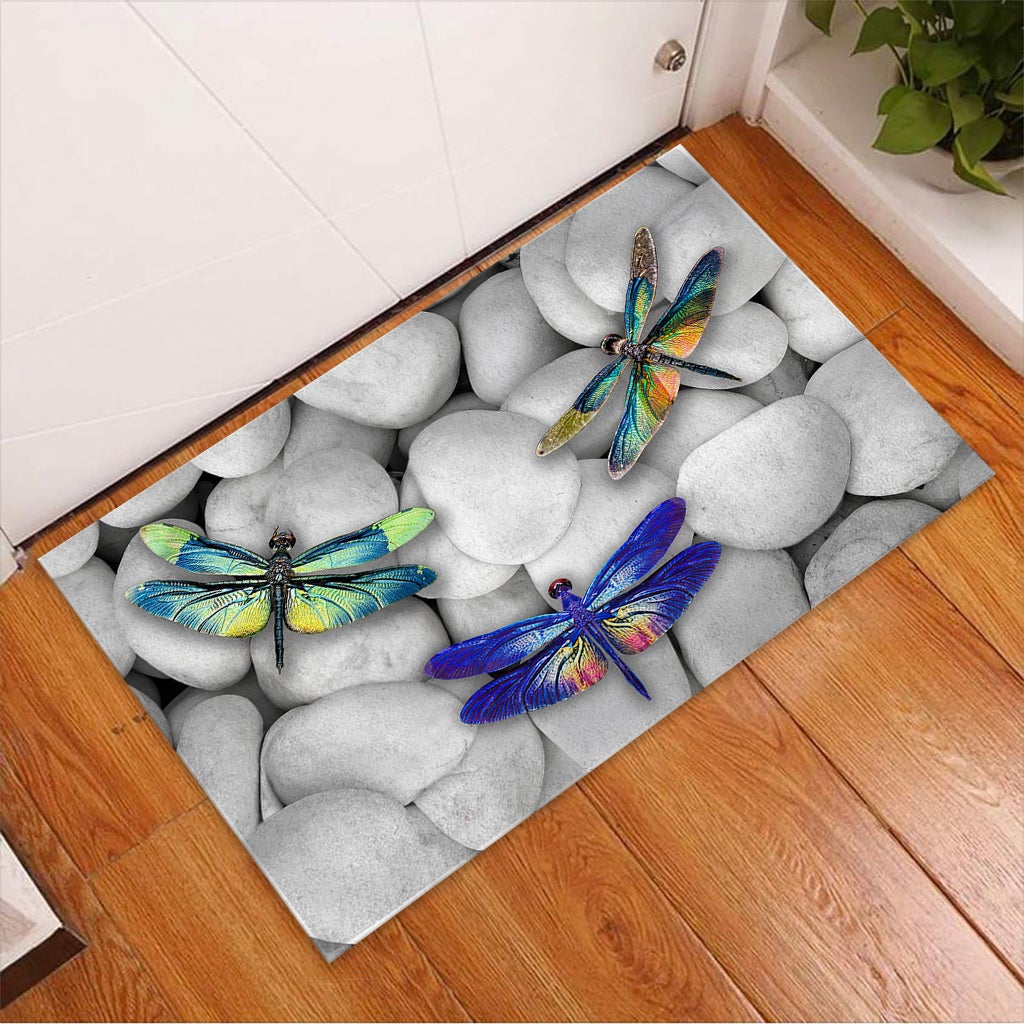 Faith Hope Love - Dragonfly Doormat