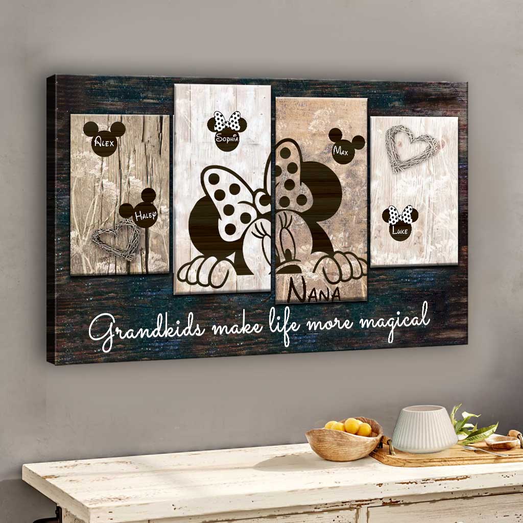 Magical Grandma - Personalized Grandma Canvas And Poster