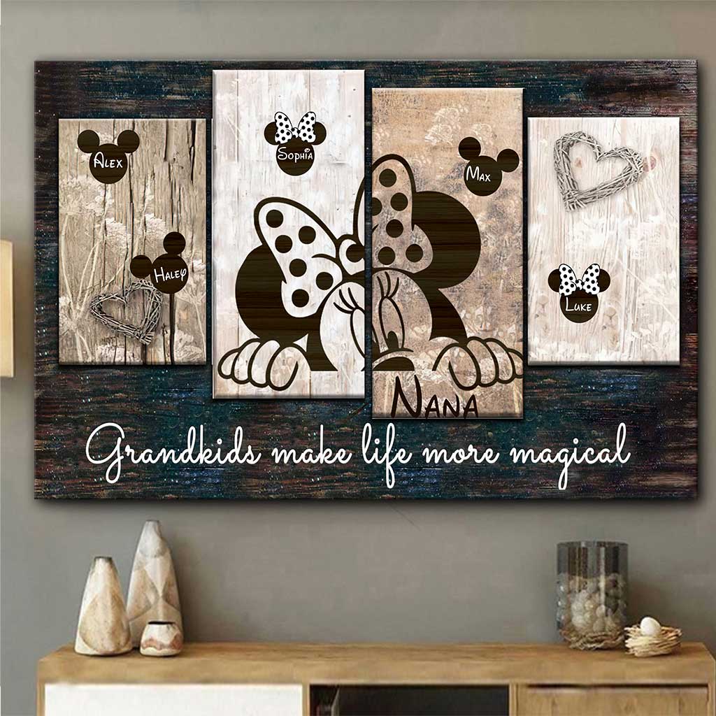 Magical Grandma - Personalized Grandma Canvas And Poster