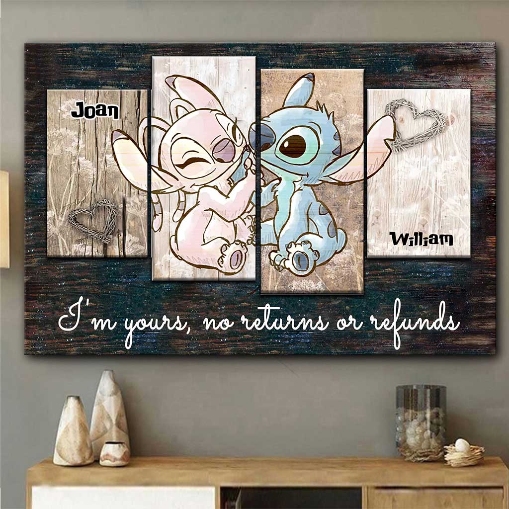 I'm Yours - Personalized Couple Ohana Canvas And Poster