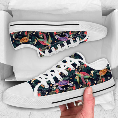 Tropical Turtles Low Top Shoes