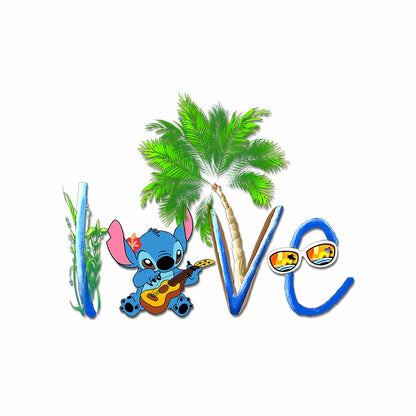 Love The Beach - Ohana Decal Full