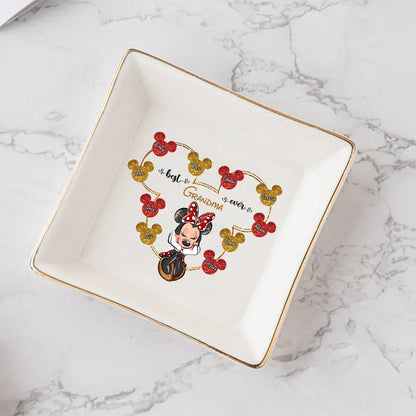 Best Grandma Ever - Personalized Mother's Day Grandma Jewelry Dish