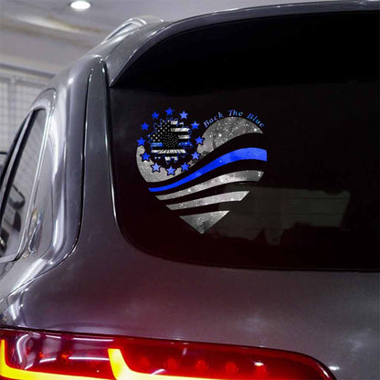 Defend The Blue - Police Officer Decal Full