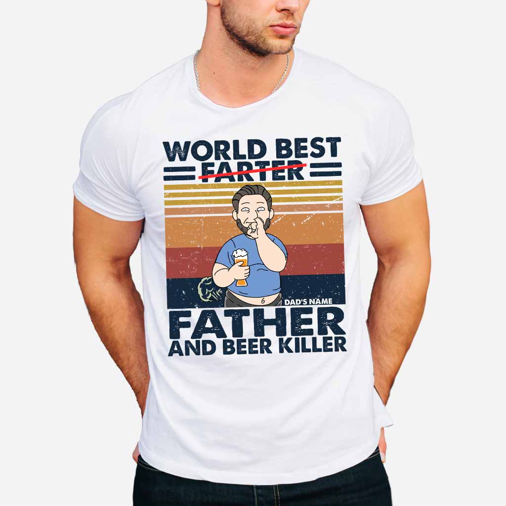 World Best Father - Father's Day Personalized T-shirt and Hoodie