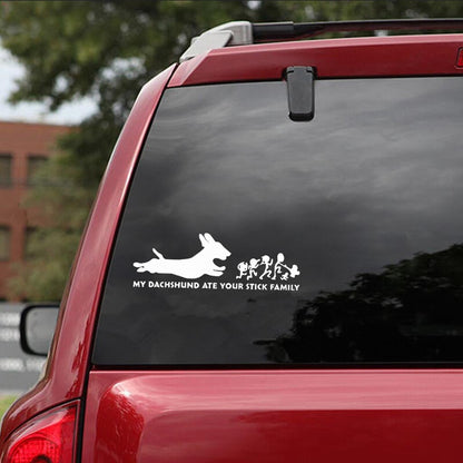 Cute Dachshund Decal Full 062021