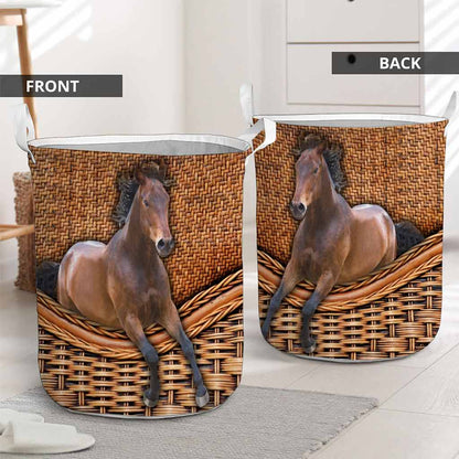 Love Horses Laundry Basket 062021