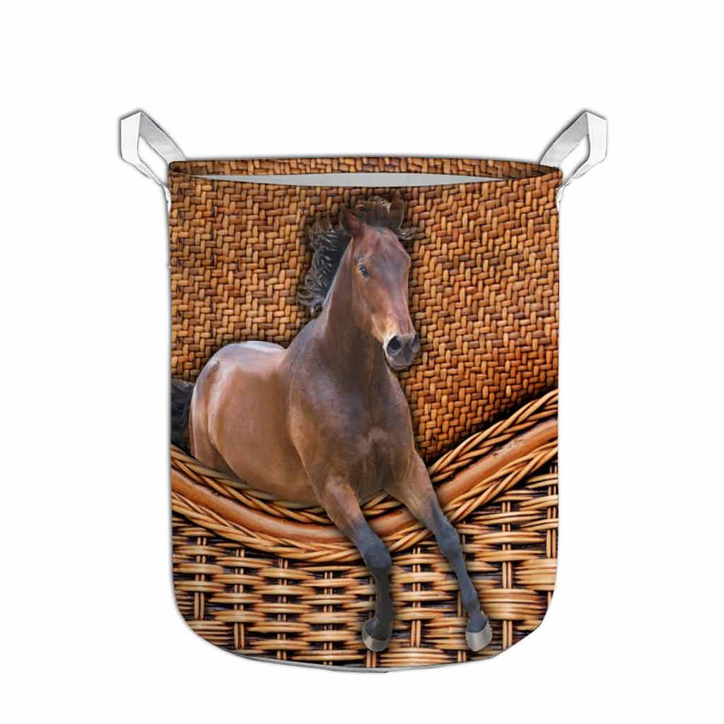 Love Horses Laundry Basket 062021