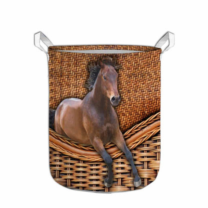 Love Horses Laundry Basket 062021