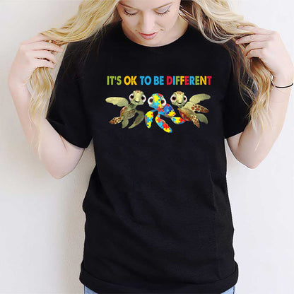 It's Ok To Be Different  - Autism Awareness T-shirt And Hoodie 062021