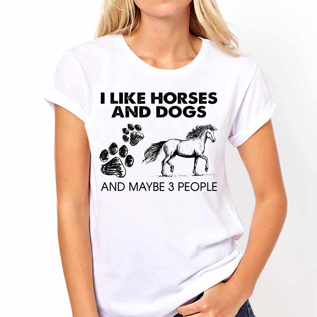 Like 3 People  - Horse T-shirt And Hoodie 062021