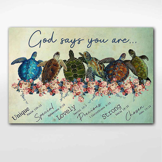 God Says - Turtle Poster 062021