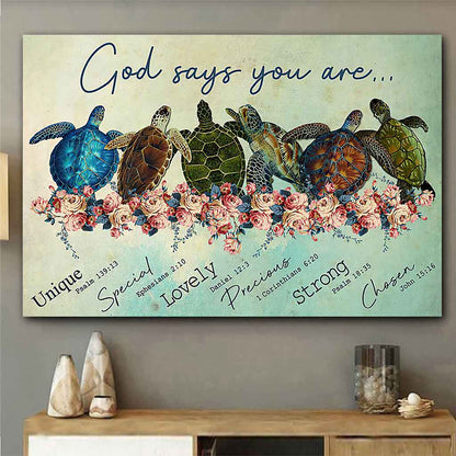 God Says - Turtle Poster 062021