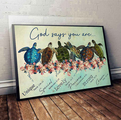 God Says - Turtle Poster 062021