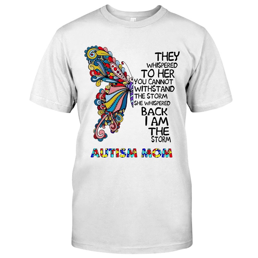 They Whispered To Her  - Autism Awareness T-shirt And Hoodie 062021