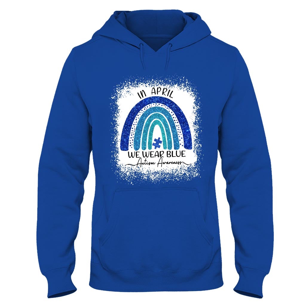 I Wear Blue - Autism Awareness T-shirt And Hoodie 062021