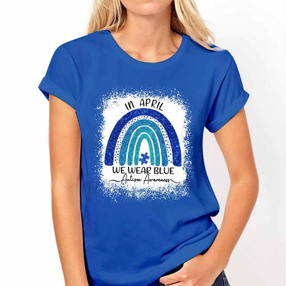 I Wear Blue - Autism Awareness T-shirt And Hoodie 062021