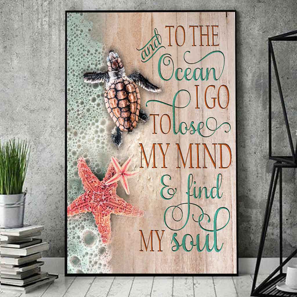 To The Ocean  - Turtle Poster 062021