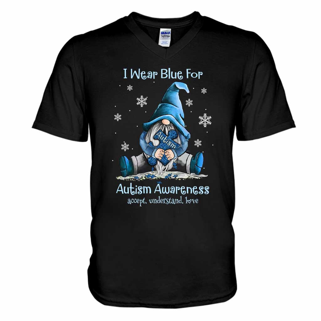 I Wear Blue - Autism Awareness T-shirt And Hoodie 062021