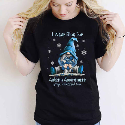 I Wear Blue - Autism Awareness T-shirt And Hoodie 062021