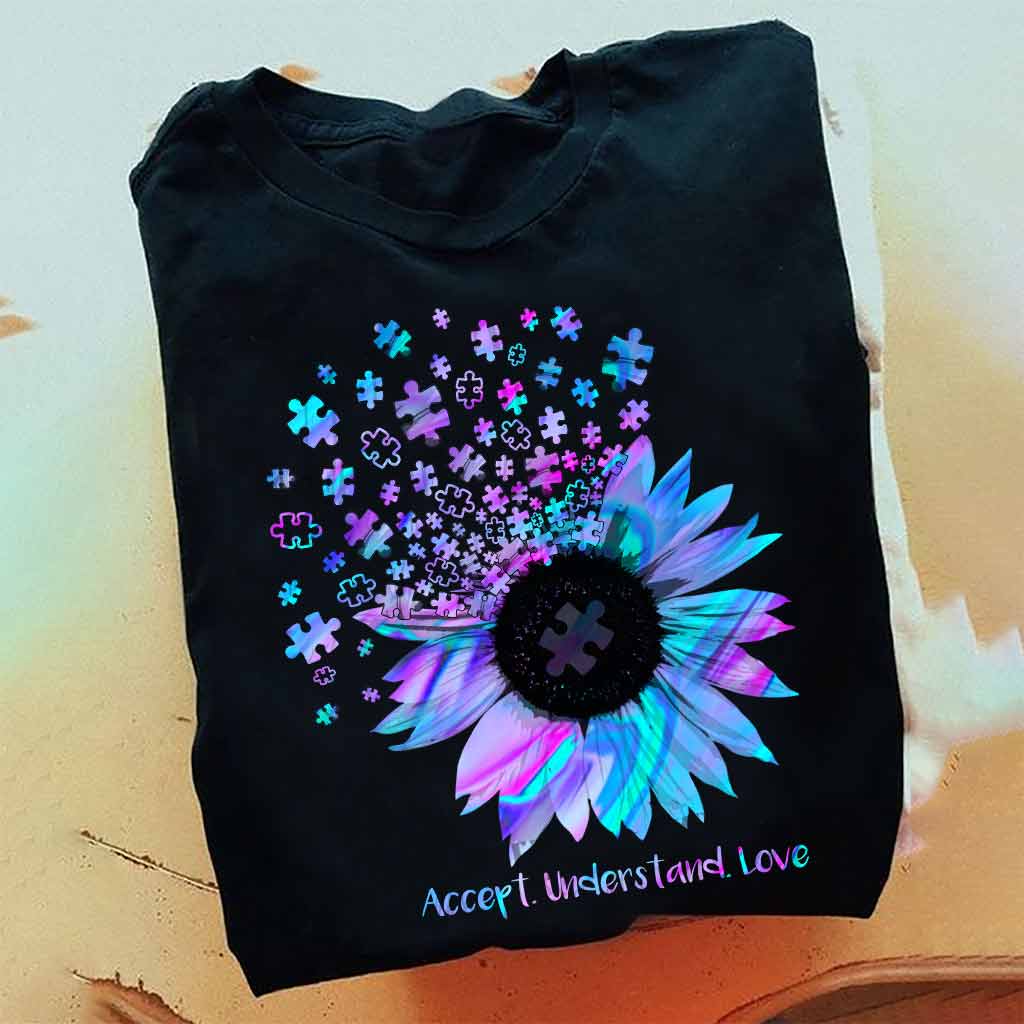 Accept Understand Love  - Autism Awareness T-shirt And Hoodie 062021