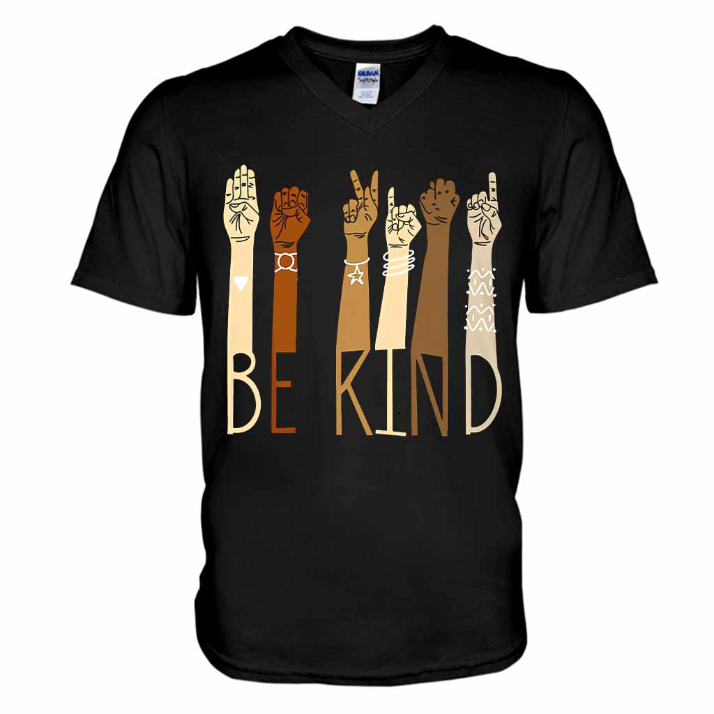 Be Kind  - American Sign Language T-shirt And Hoodie 062021