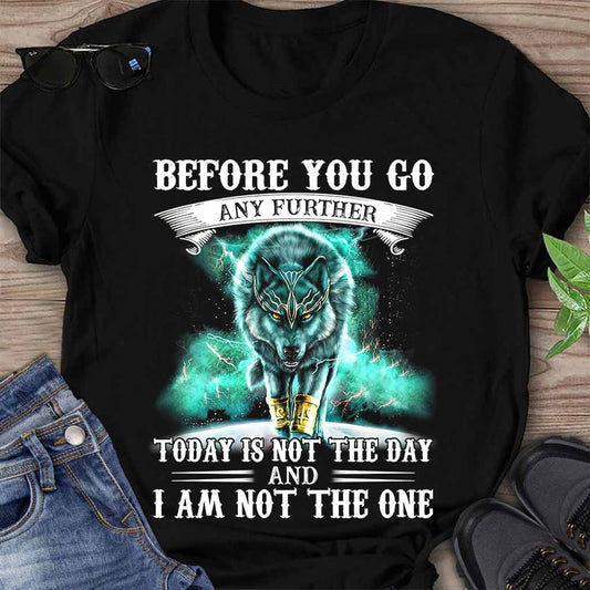 Green Wolf T-shirt And Hoodie 062021
