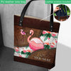 Love Flamingos Personalized  Tote Bag