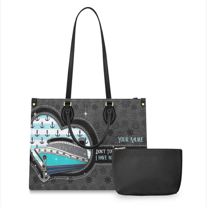 Touch My Ship Kit - Personalized Cruising Leather Handbag