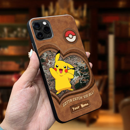 Catch Them All - Personalized Monster Trainer Phone Case