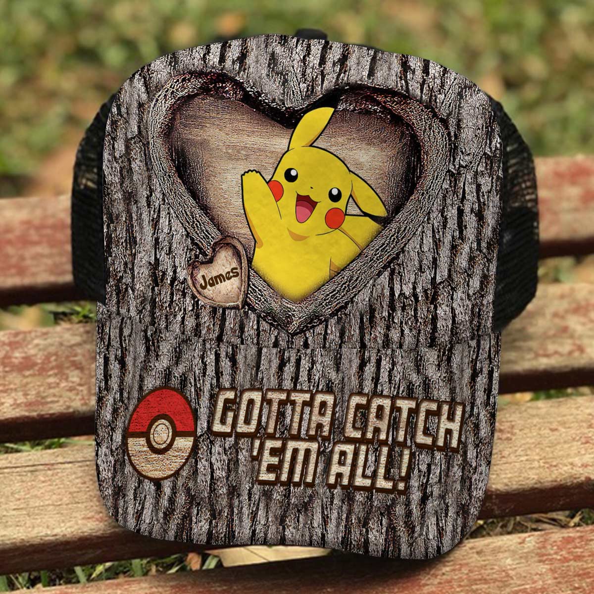 Catch Them All - Personalized Monster Trainer Trucker Hat