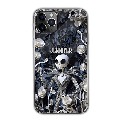 Hello Darkness - Personalized Nightmare Phone Case With 3D Effect Pattern