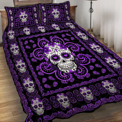 Skull Quilt Set