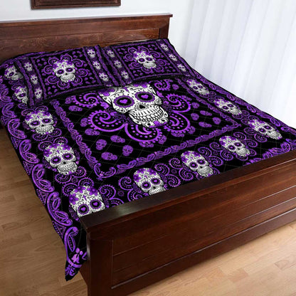 Skull Quilt Set