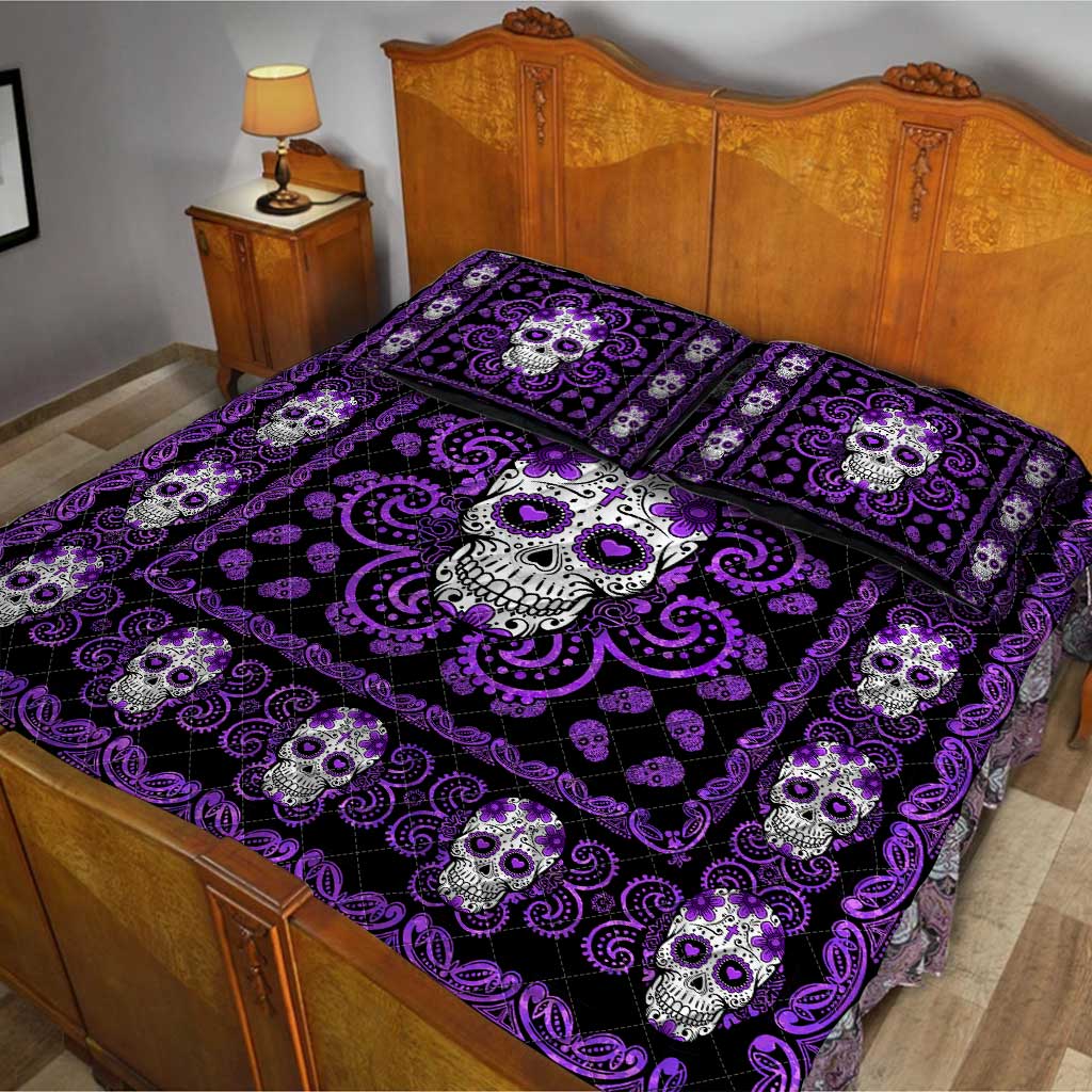 Skull Quilt Set