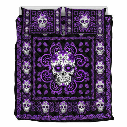 Skull Quilt Set