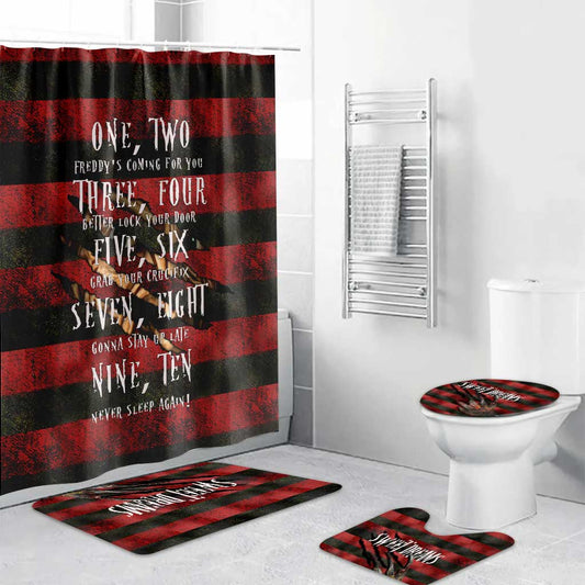 Sweet Dreams - Bathroom Curtain & Mats Set