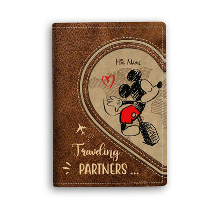 Travel Partners For Life - Personalized Couple Passport Holder