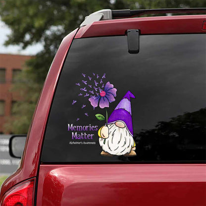 Memories Matter - Alzheimer Awareness Decal Full