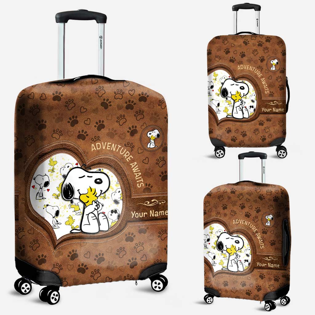 Adventure Awaits - Personalized Luggage Cover