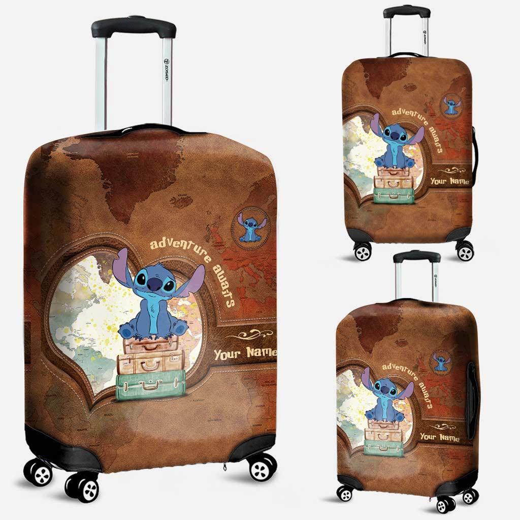 Adventure Awaits - Personalized Ohana Luggage Cover